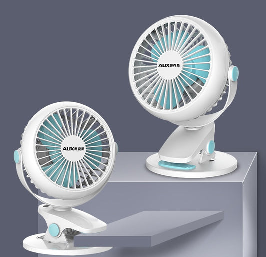 Mini Portable Desktop Fan Silent High Wind Power Cordless Rechargeable Fan Cooler Small Fan For Students Office Gifts